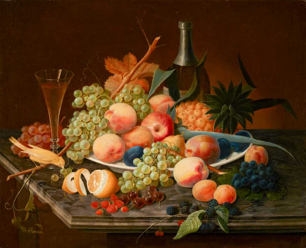 Still Life with Fruit (1860) - Severin Roesen