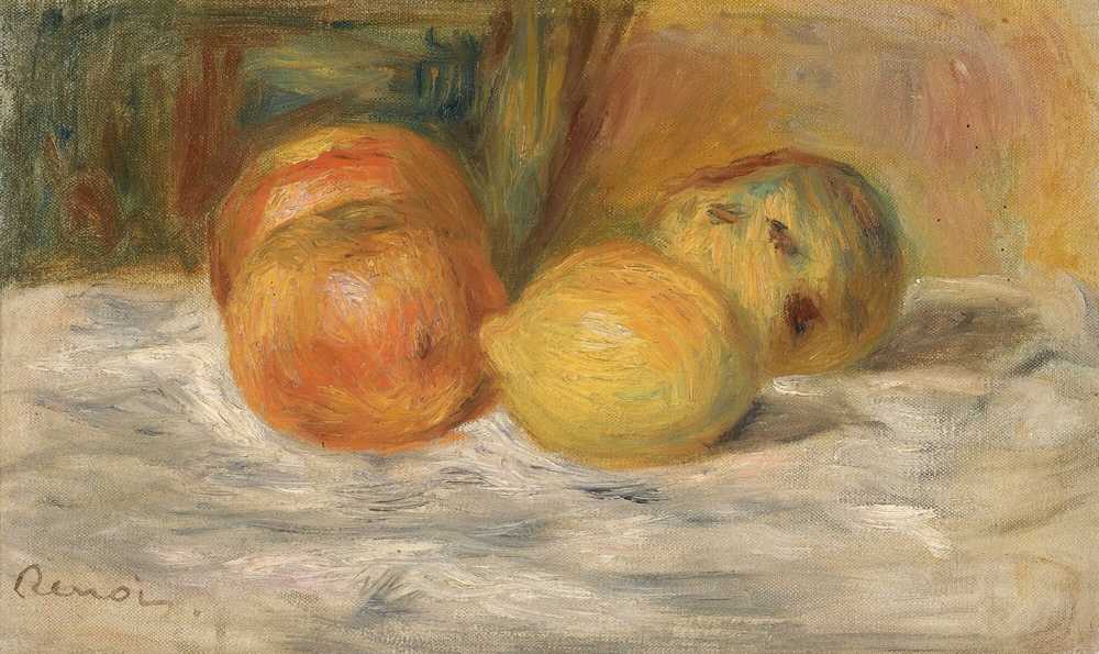 Still Life With Fruits - Auguste Renoir