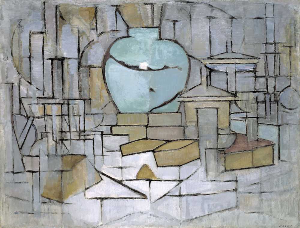 Still Life with Gingerpot II (1912) - Piet Mondrian