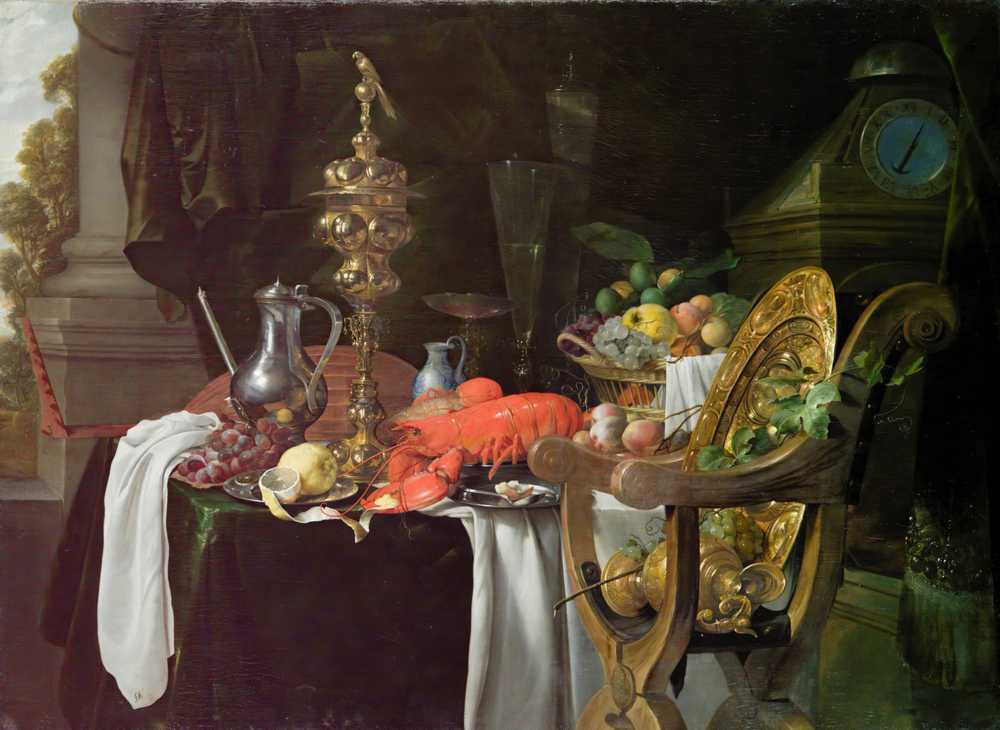 Still Life. A Banqueting Scene (ca. 1640–41) - Jan Davidsz de Heem