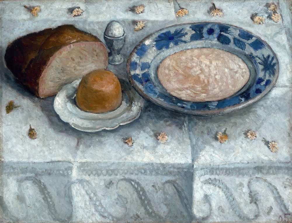 Still Life at breakfast table - Modersohn-Becker