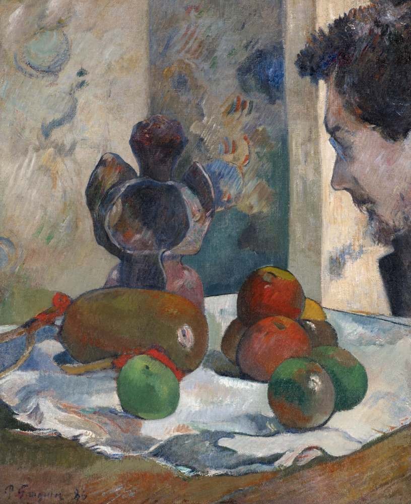 Still Life with Profile of Charles Lavall - Gauguin