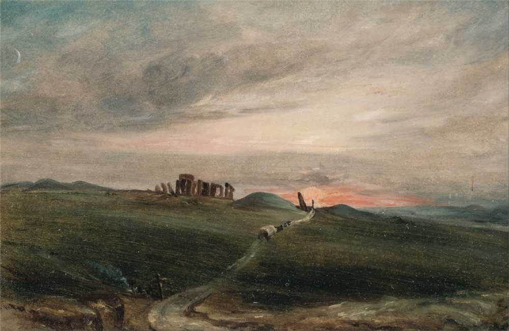 Stonehenge at Sunset - John Constable