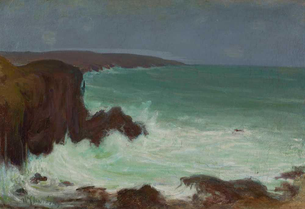 Storm of waves - Władysław Ślewiński