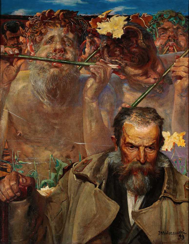 Story of a Song – Portrait of Adam Asnyk (1899) - Jacek Malczewski