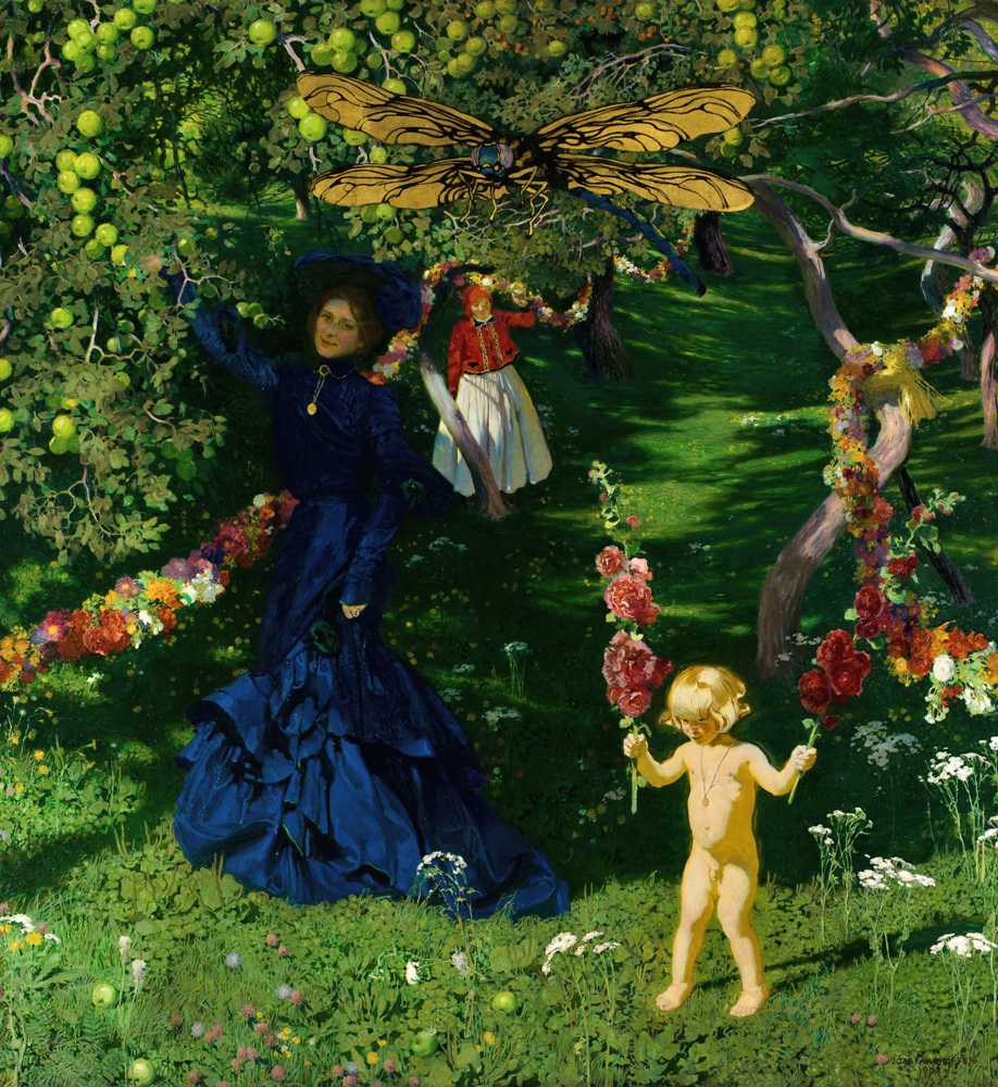 Strange garden (1903) - Józef Mehoffer