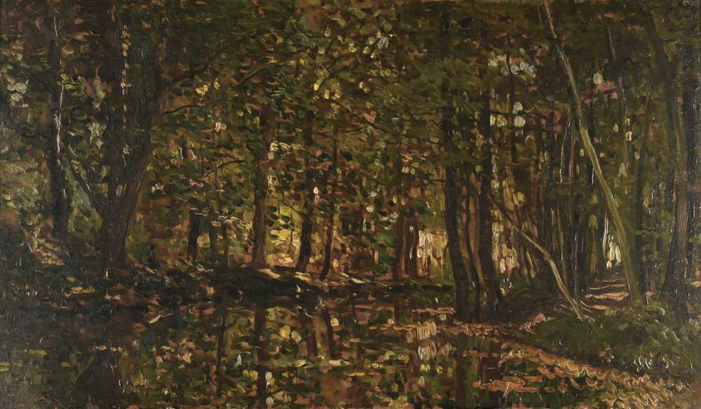 Stream under the woods (1866 -1886) - Charles-Francois Daubigny