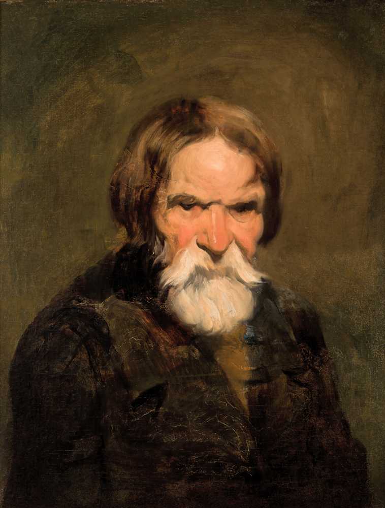 Study of a Bearded Peasant (1846-1848) - Piotr Michałowski