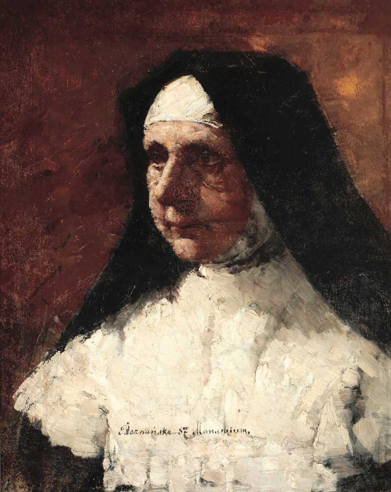 Study of a Nun (1887) - Olga Boznańska
