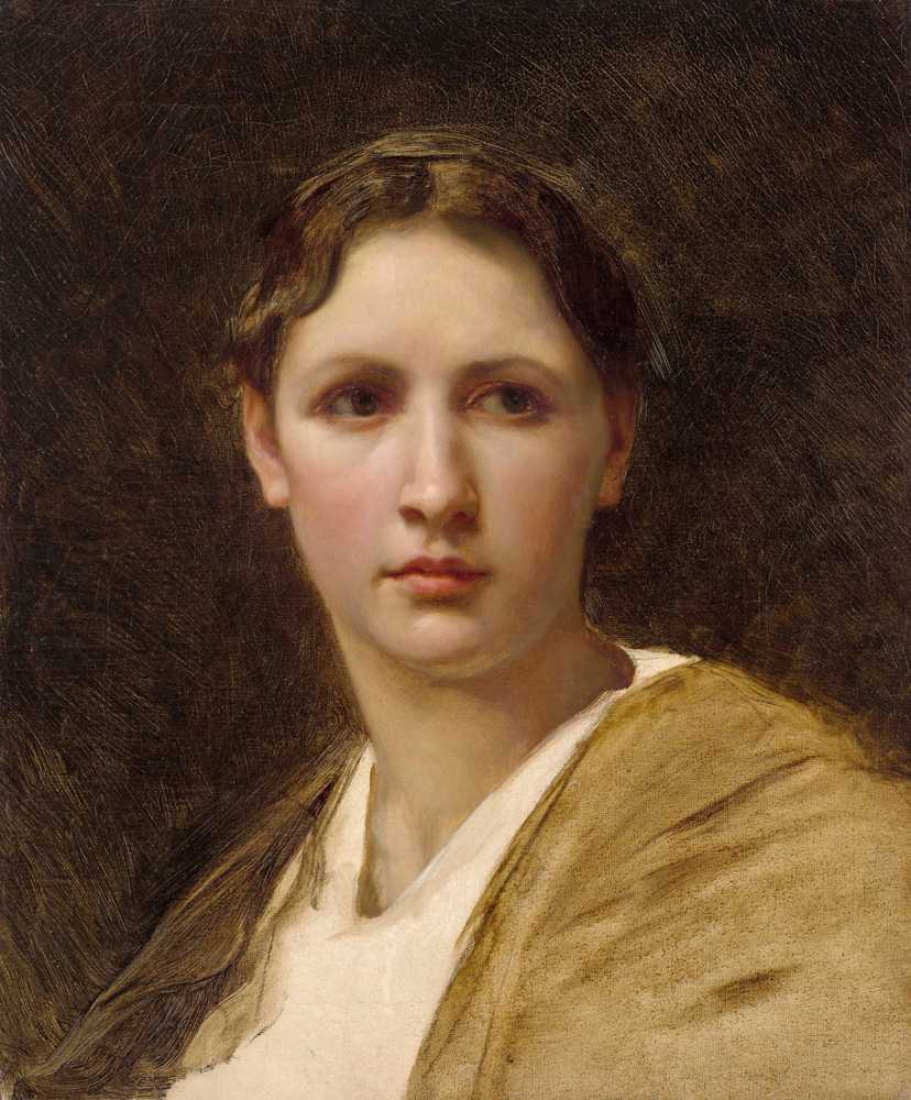 Study of the head (1898) - William-Adolphe Bouguereau