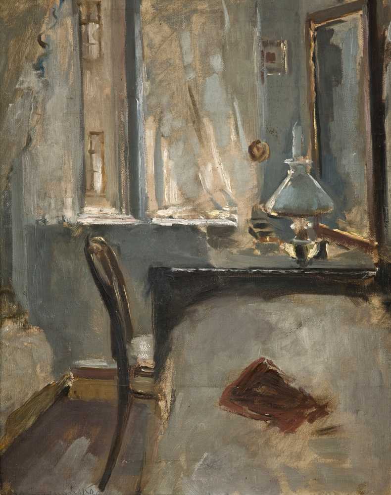Study of the Interior of the Artist’s Studio in Krakow (1896) -  Boznańska