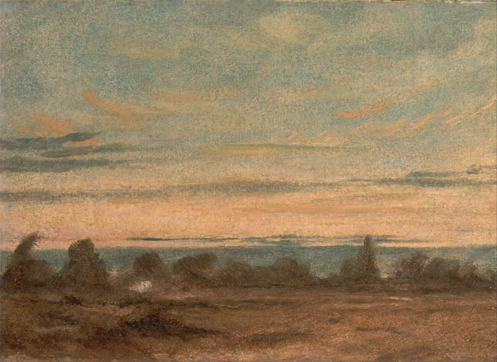 Summer, Evening Landscape - John Constable