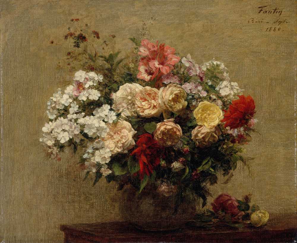 Summer Flowers (1880) - Henri Fantin-Latour