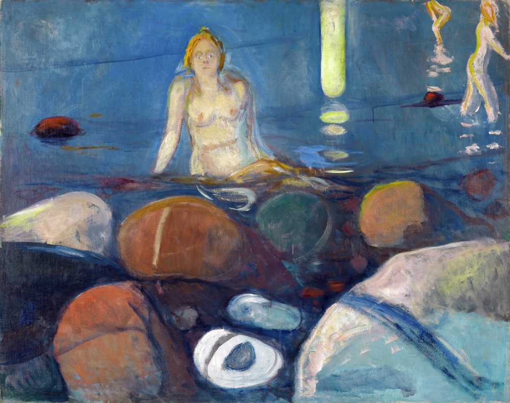 Summer Night. Mermaid (1893) - Edward Munch
