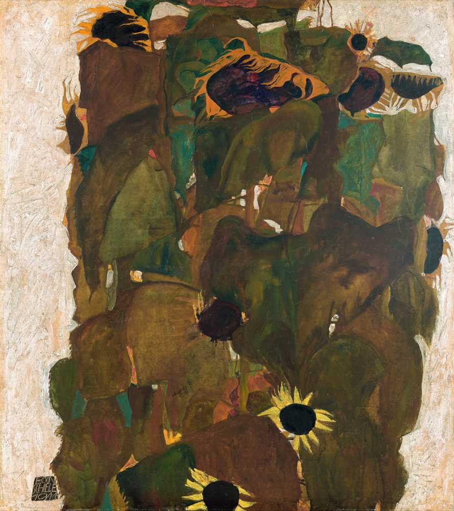 Sunflowers I (1911) - Egon Schiele
