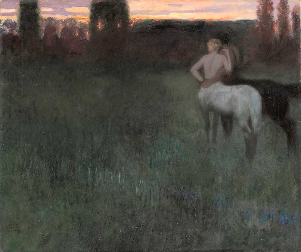 Sunset (1891) - Franz von Stuck
