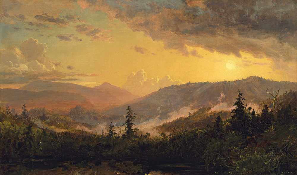 Sunset after a Storm in the Catskill Mountains (ca. 1860) - Cropsey