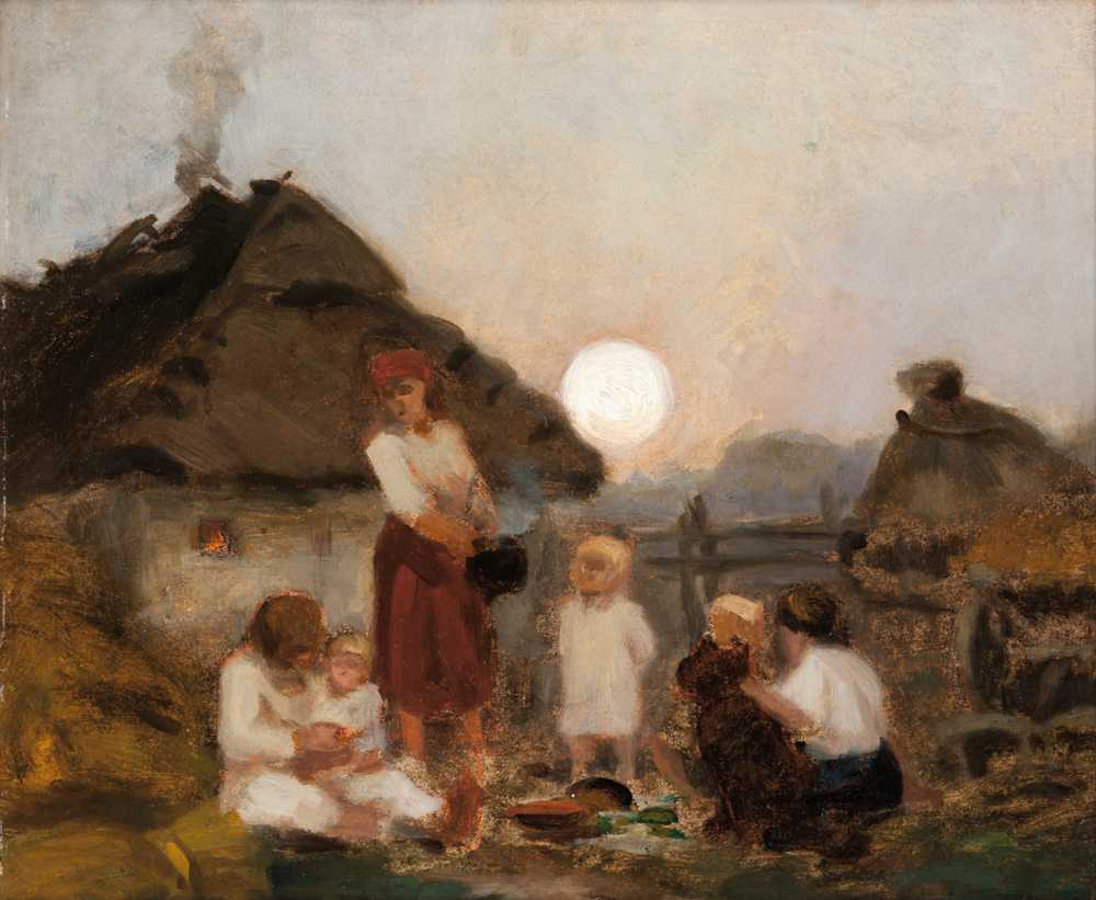 Supper (1890) - Jan Stanisławski