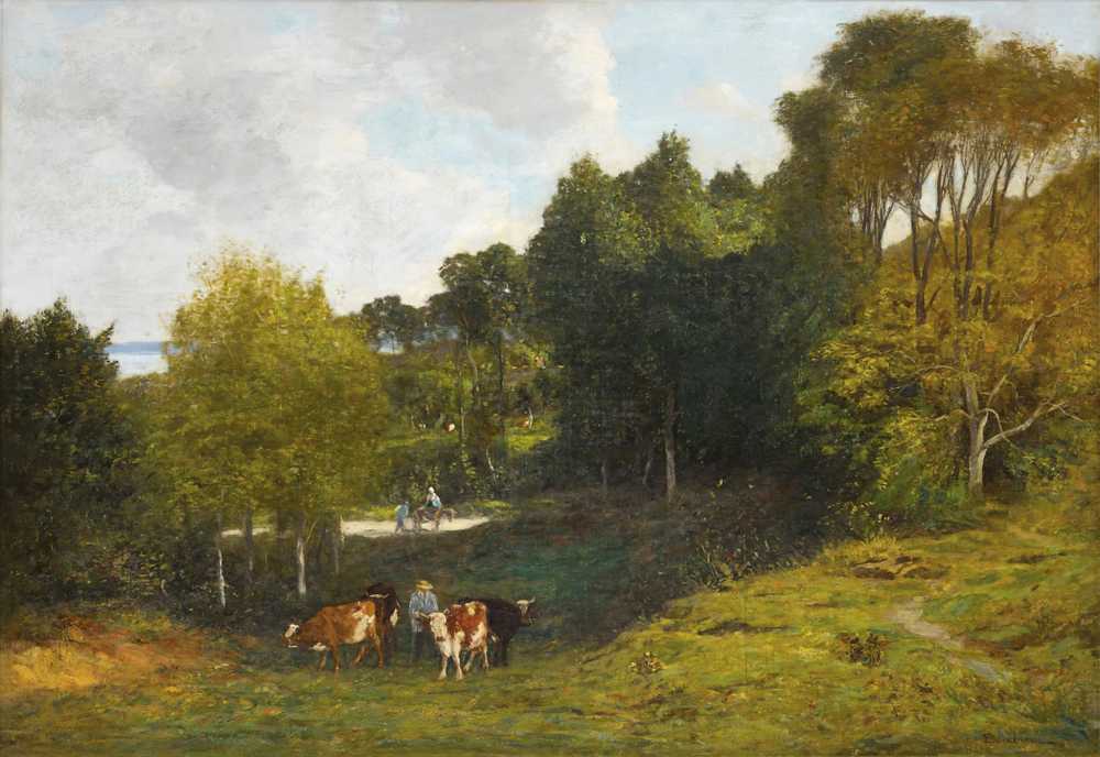 Surroundings of Honfleur (circa 1854-57) - Eugene Boudin