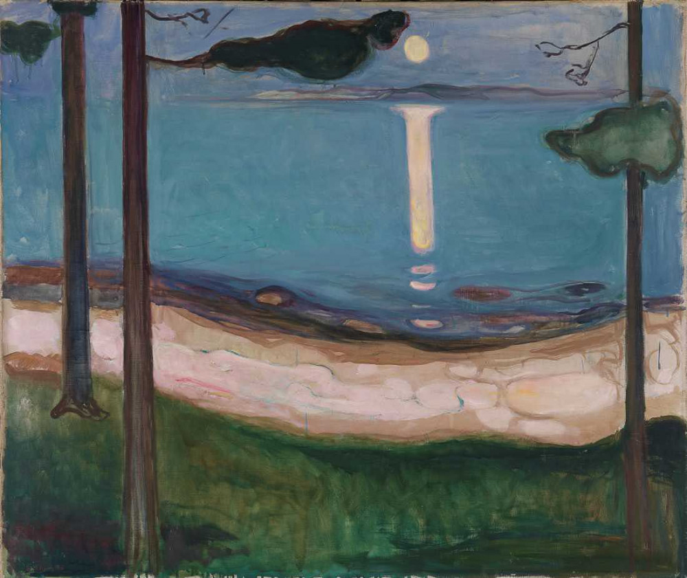 Światło księżyca (1895) - Munch