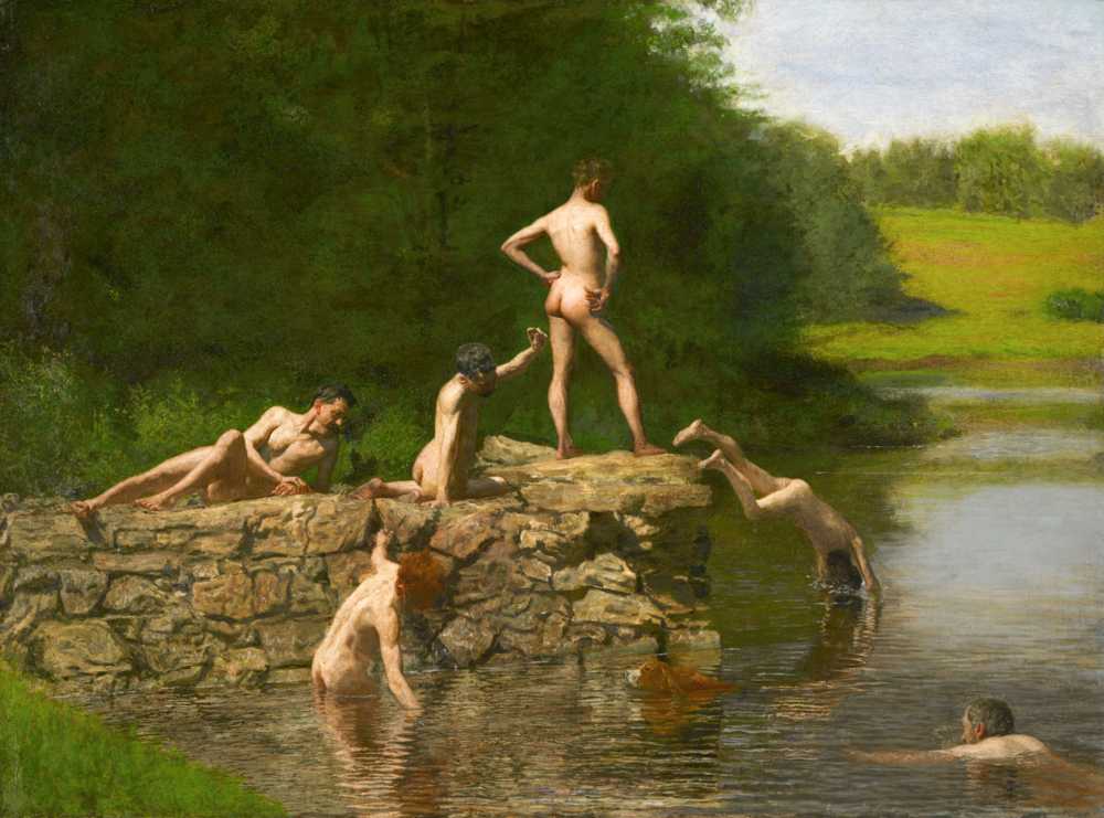 Swimming (1885) - Thomas Eakins