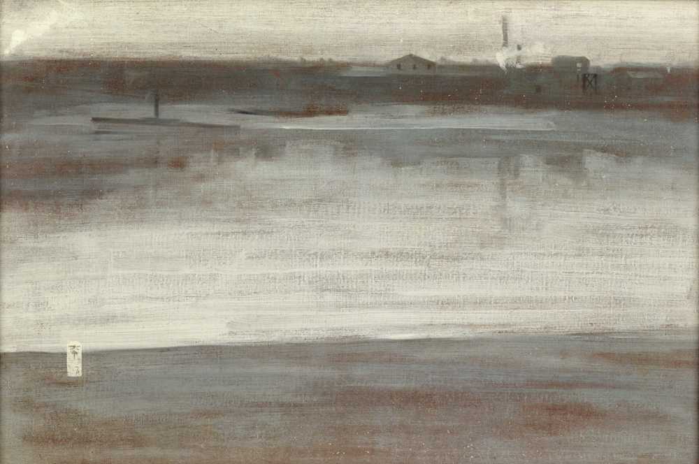 Symphony in Grey. Early Morning, Thames (1871) - James Abbot McNeill Whistler