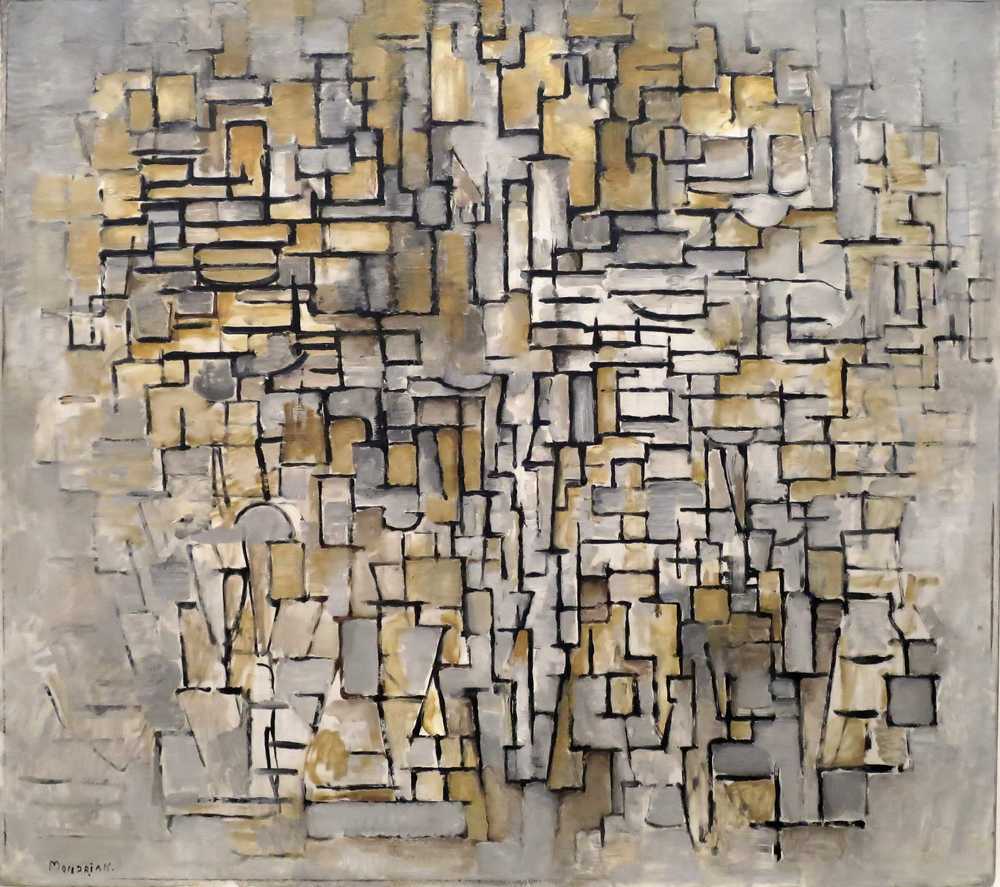 table no. 2, composition no. VII (1913) - Piet Mondrian