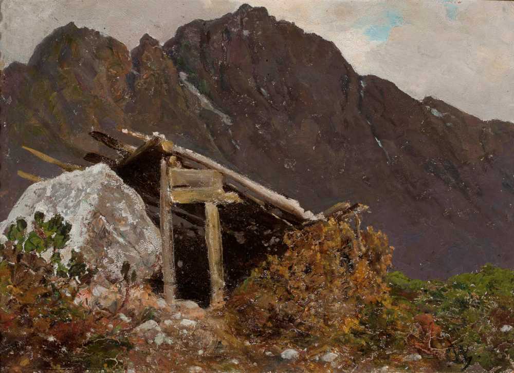 Tatra Mountain landscape (from 1894) - Wojciech Gerson