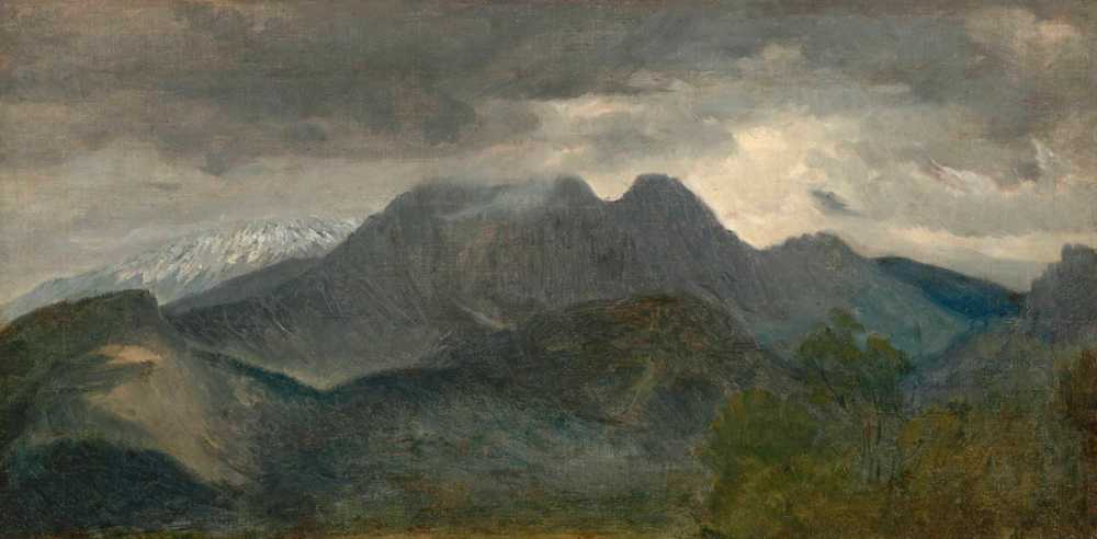 Tatra Mountains – view of Giewont (from 1870) - Aleksander Kotsis