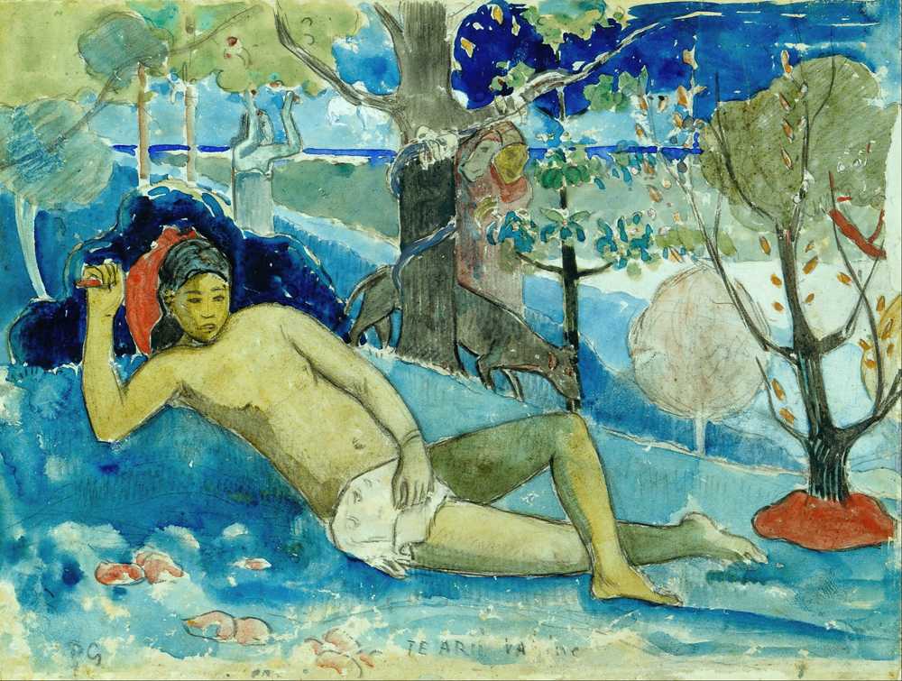 Te arii vahine (The Queen of Beauty or The Noble Queen) (1896-1897) - Gauguin