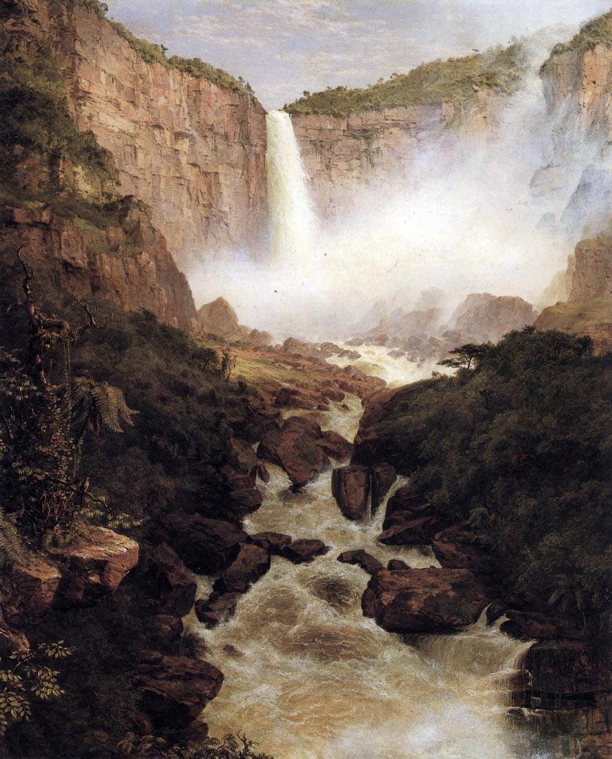 Tequendama falls, near Bogota, New Granada - Frederick Edwin Church