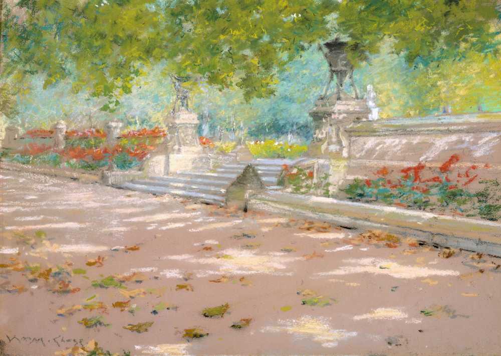Terrace, Prospect Park (ca. 1887) - William Merritt Chase