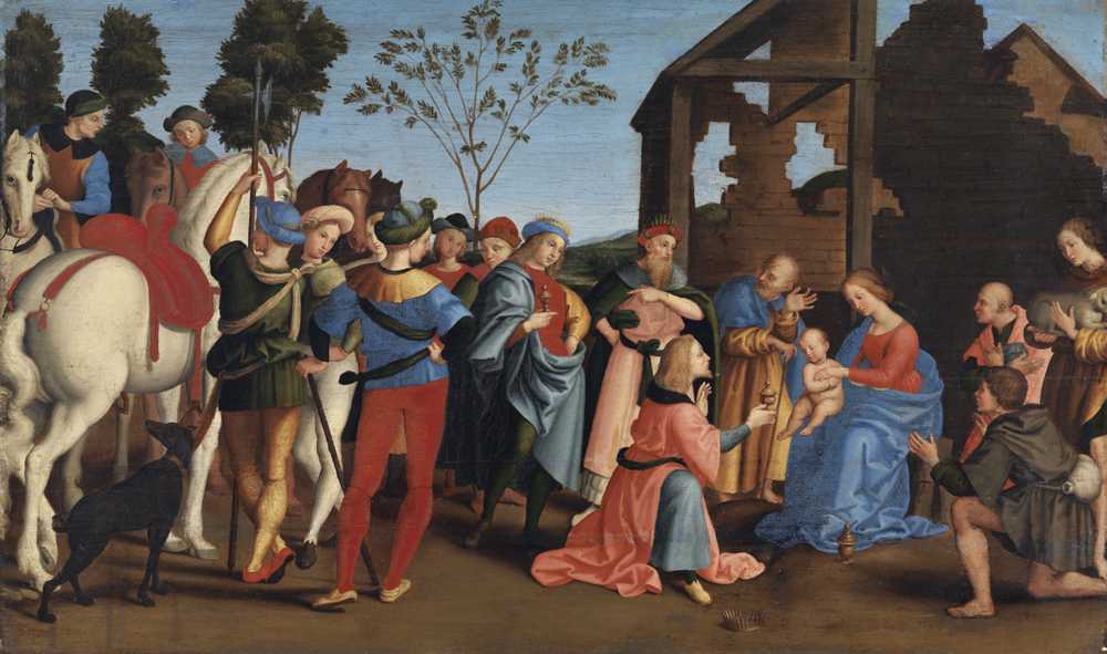 The Adoration of the Kings (1500 – 1599) - Raffaello Sanzio