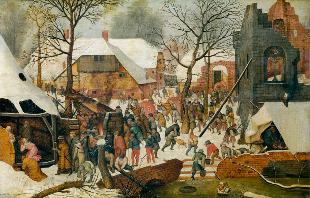 The Adoration of the Magi in the Snow - Pieter Brueghel Młodszy