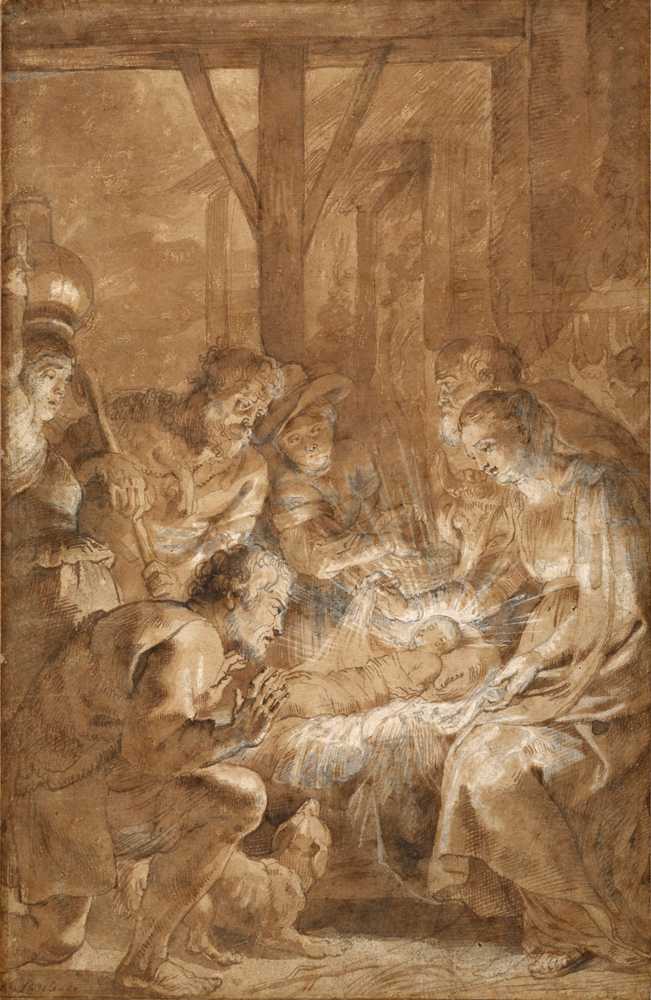 The Adoration of the Shepherds (1613–1614) - Peter Paul Rubens