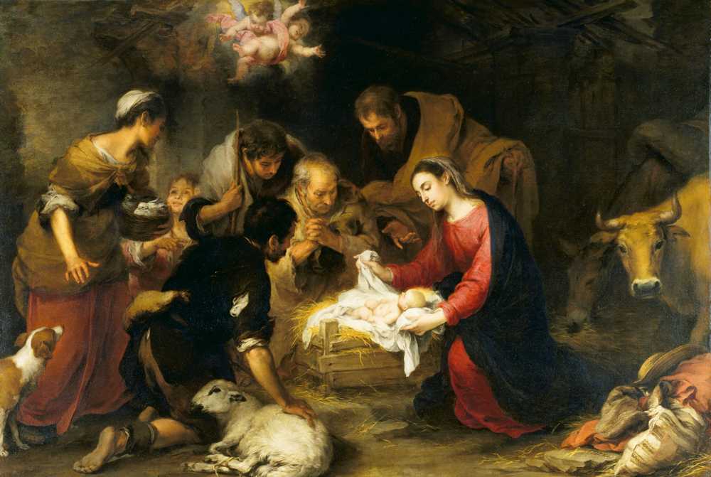 The Adoration of the Shepherds - Bartolome Esteban Perez Murillo