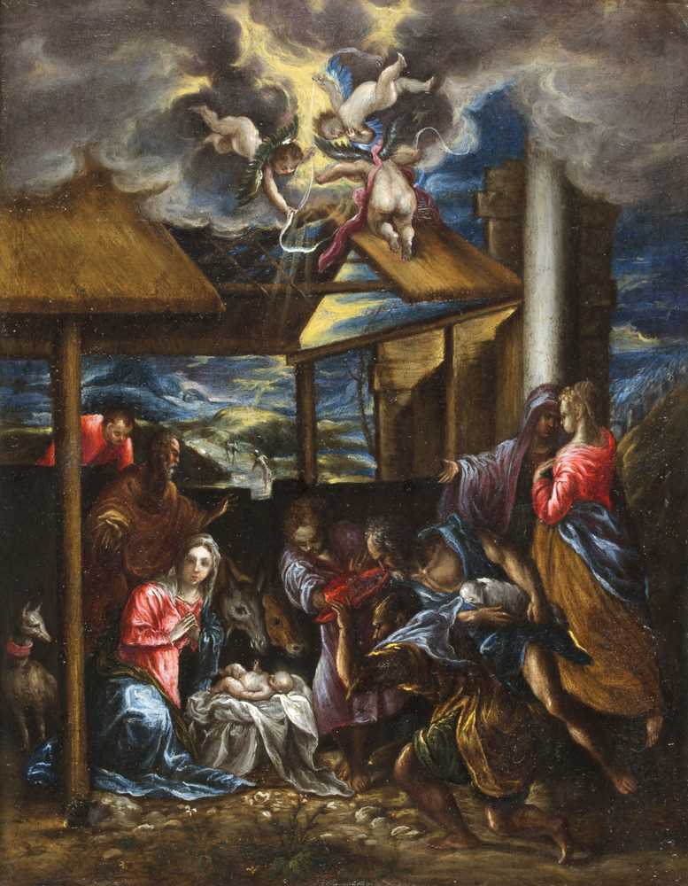 The Adoration Of The Shepherds (ca. 1576-1577) - El Greco