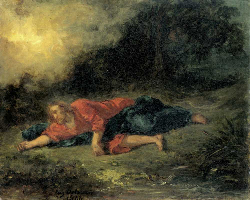 The Agony in the Garden (1851) - Ferdinand Victor Eugene Delacroix