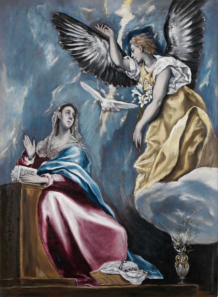 The Annunciation (C.1595) - El Greco