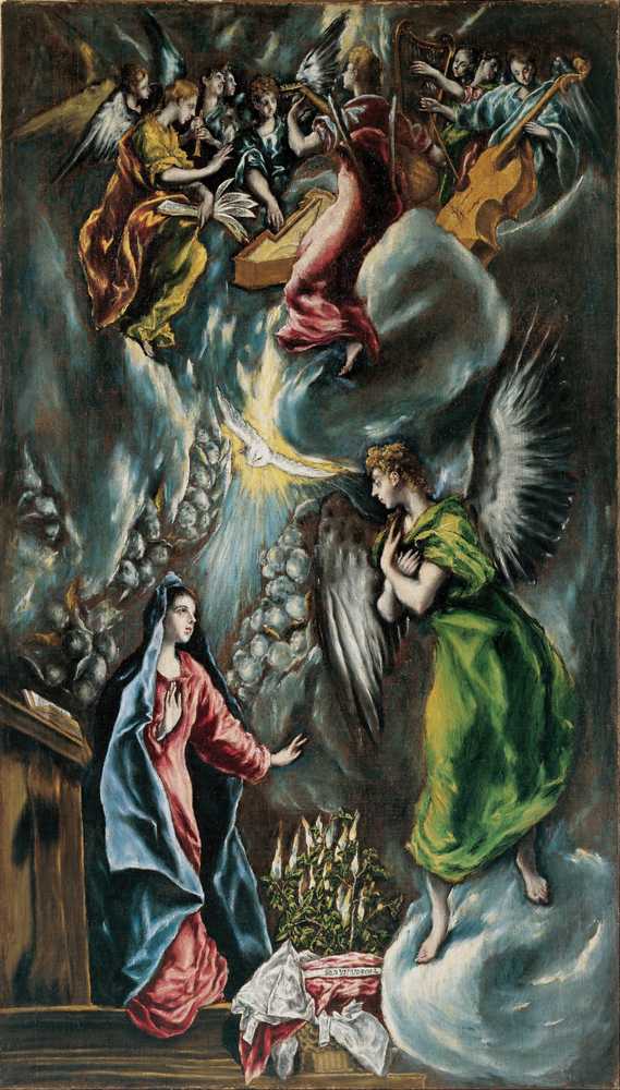 The Annunciation (Ca. 1596-1600) - El Greco