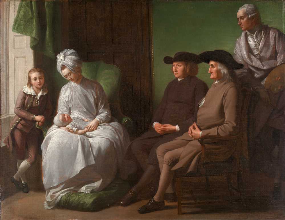 The Artist and His Family - Benjamin West