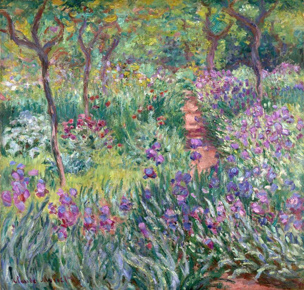 The Artist’s Garden in Giverny (1900) - Claude Monet