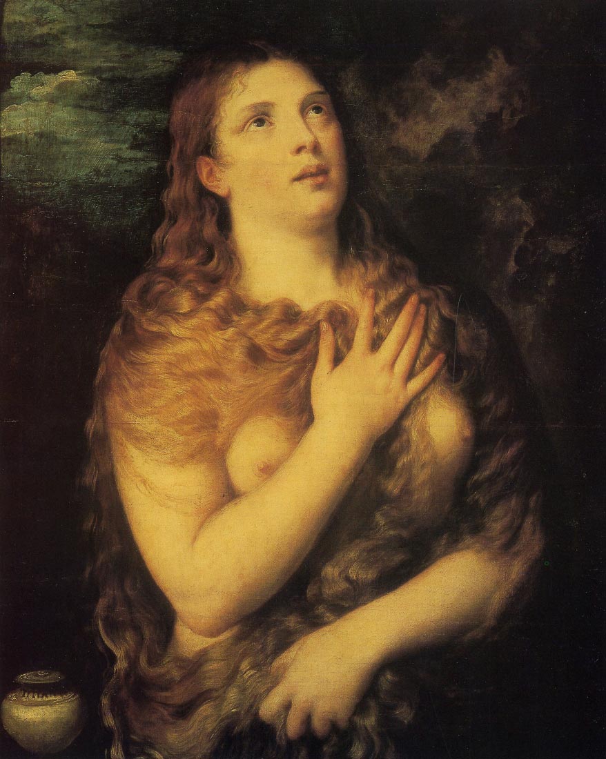 The atoned Magdalena, - Titian