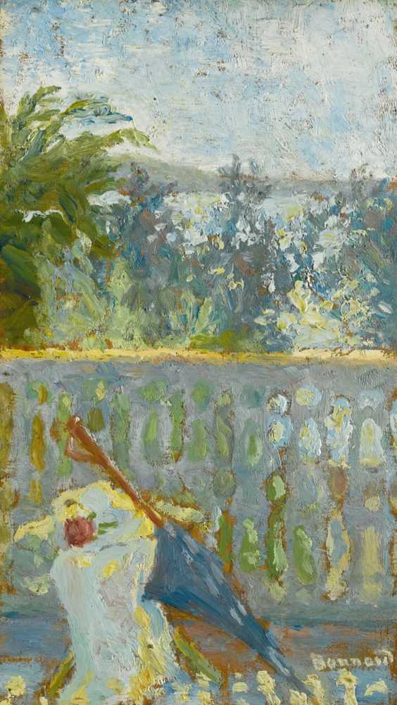 The Balcony And The Parasol (1904) - Pierre Bonnard