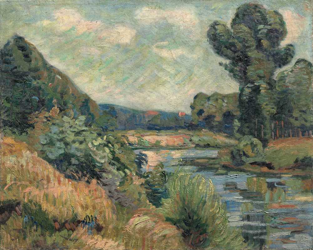 The Banks of the Marne at Charenton (c. 1895) - Armand Guillaumin