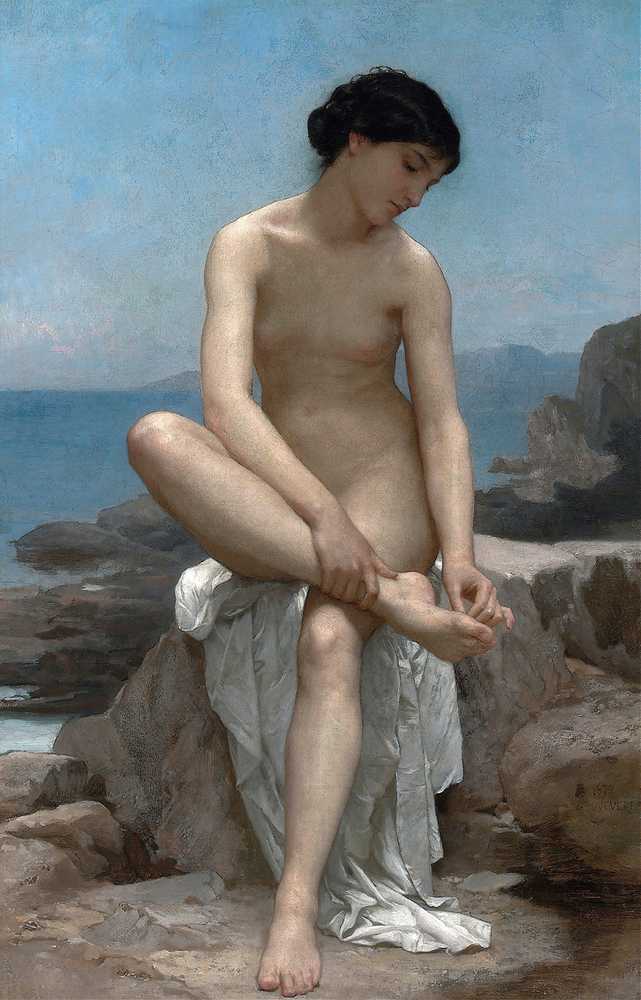 The Bather (1879) - William-Adolphe Bouguereau