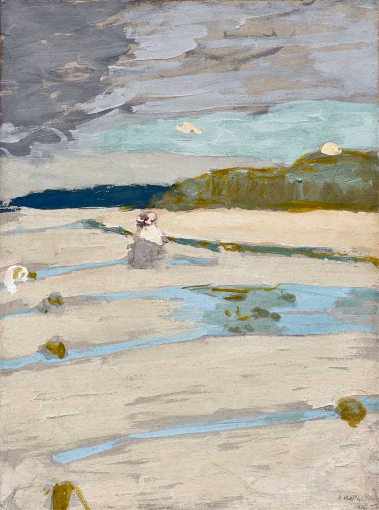 The Beach at Saint-Jacut (1909) - Jean-Edouard Vuillard