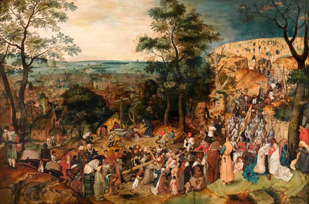 The Bearing of the Cross - Pieter Brueghel Młodszy