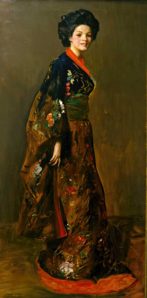 The Blue Kimono (1909) - Robert Henri