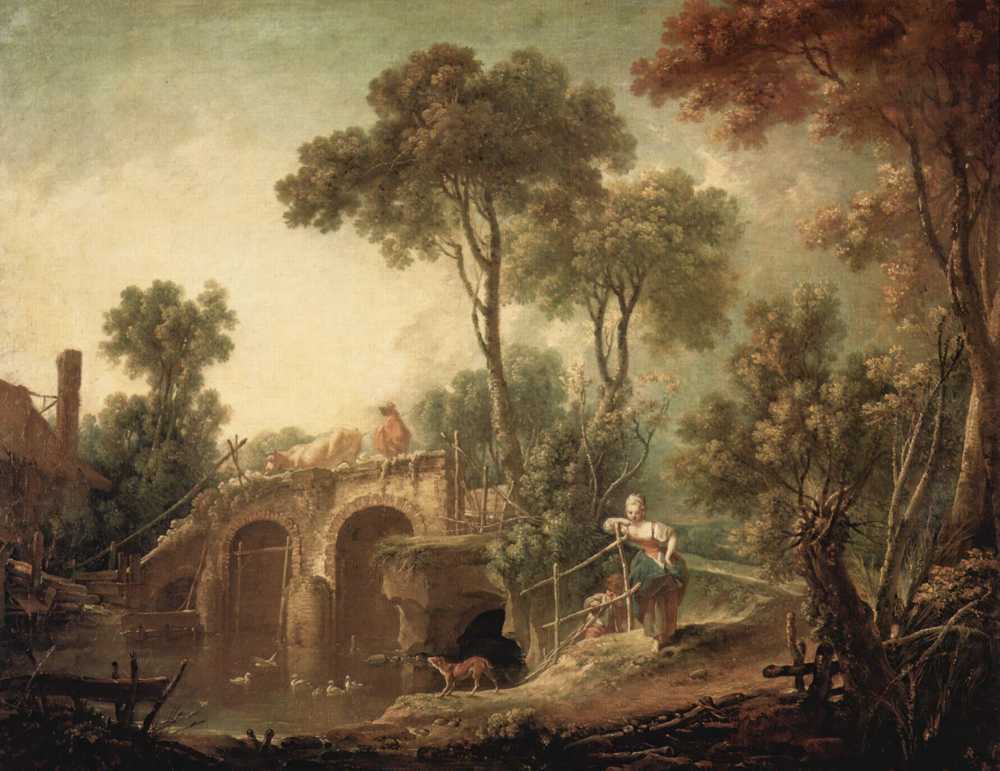 The Bridge (1751) - Francois Boucher